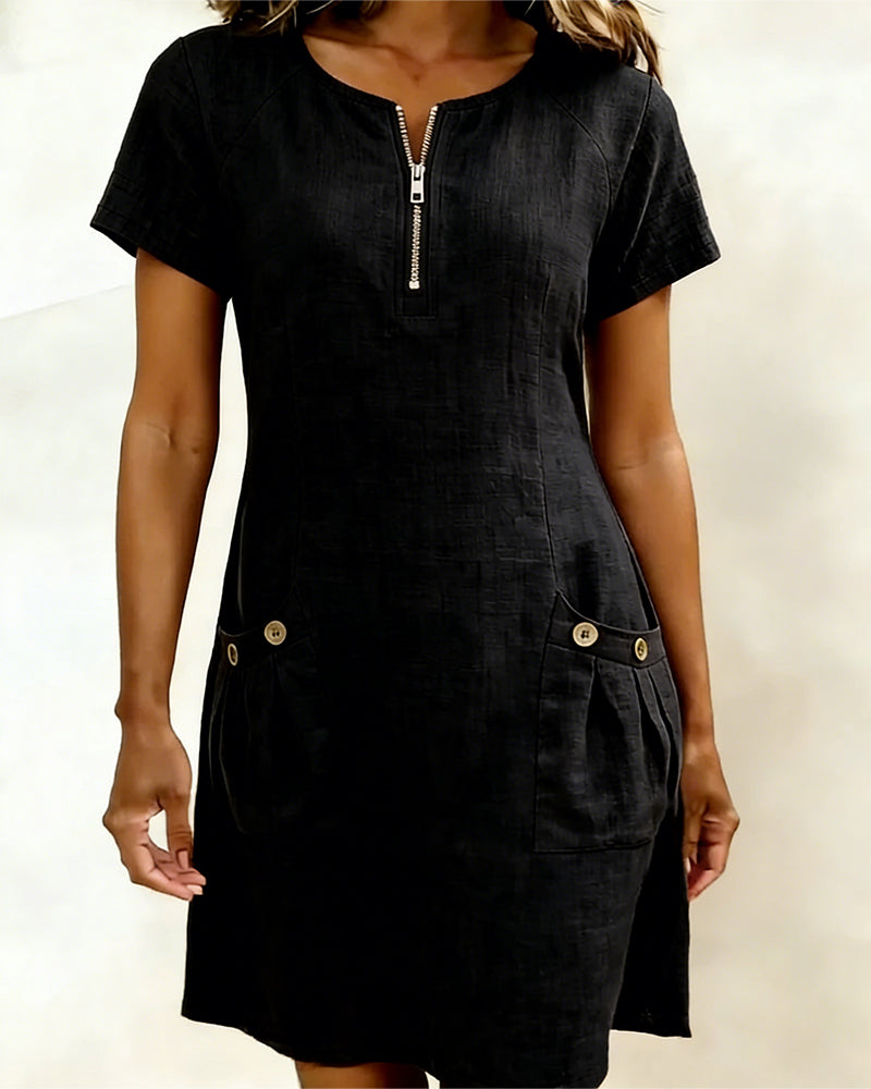 Lina™ Dress — Natural Elegance for Every Day