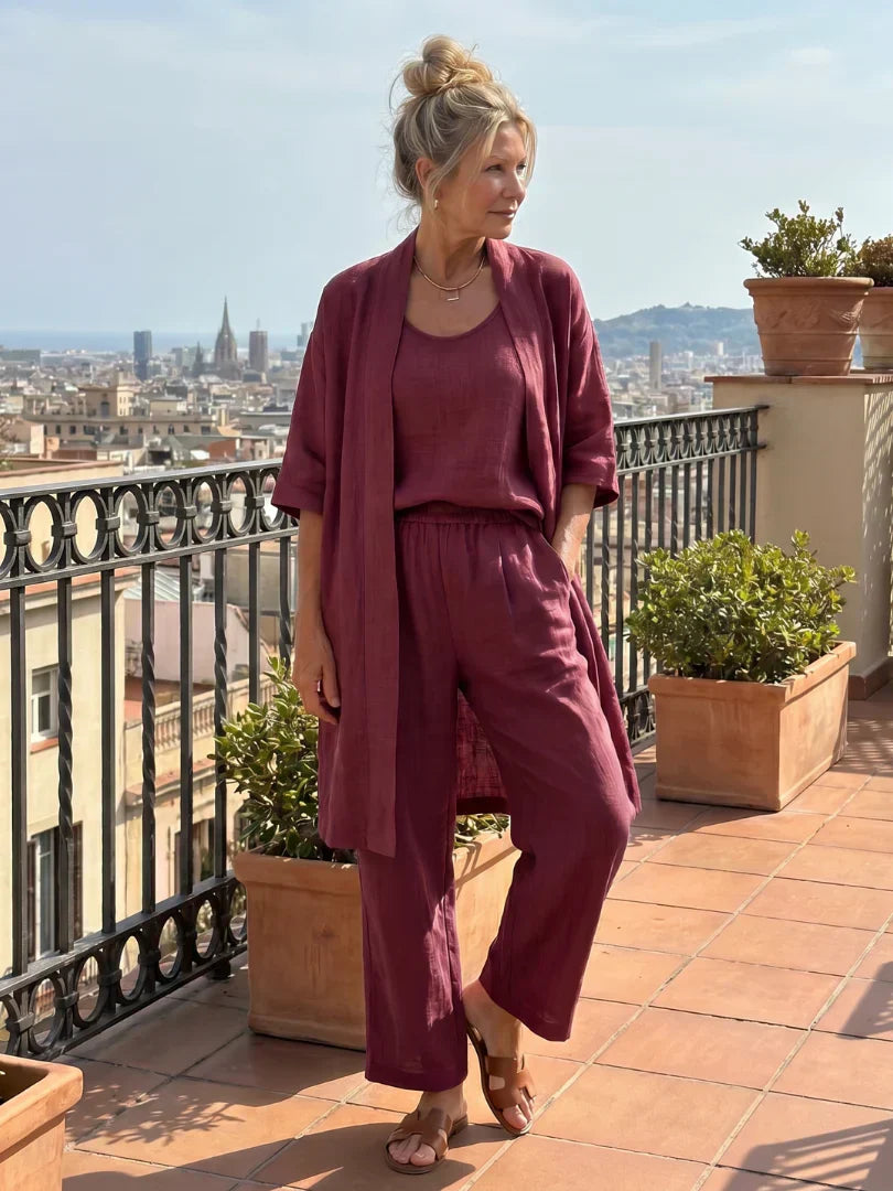 Linnea | Linen Two-Piece Set