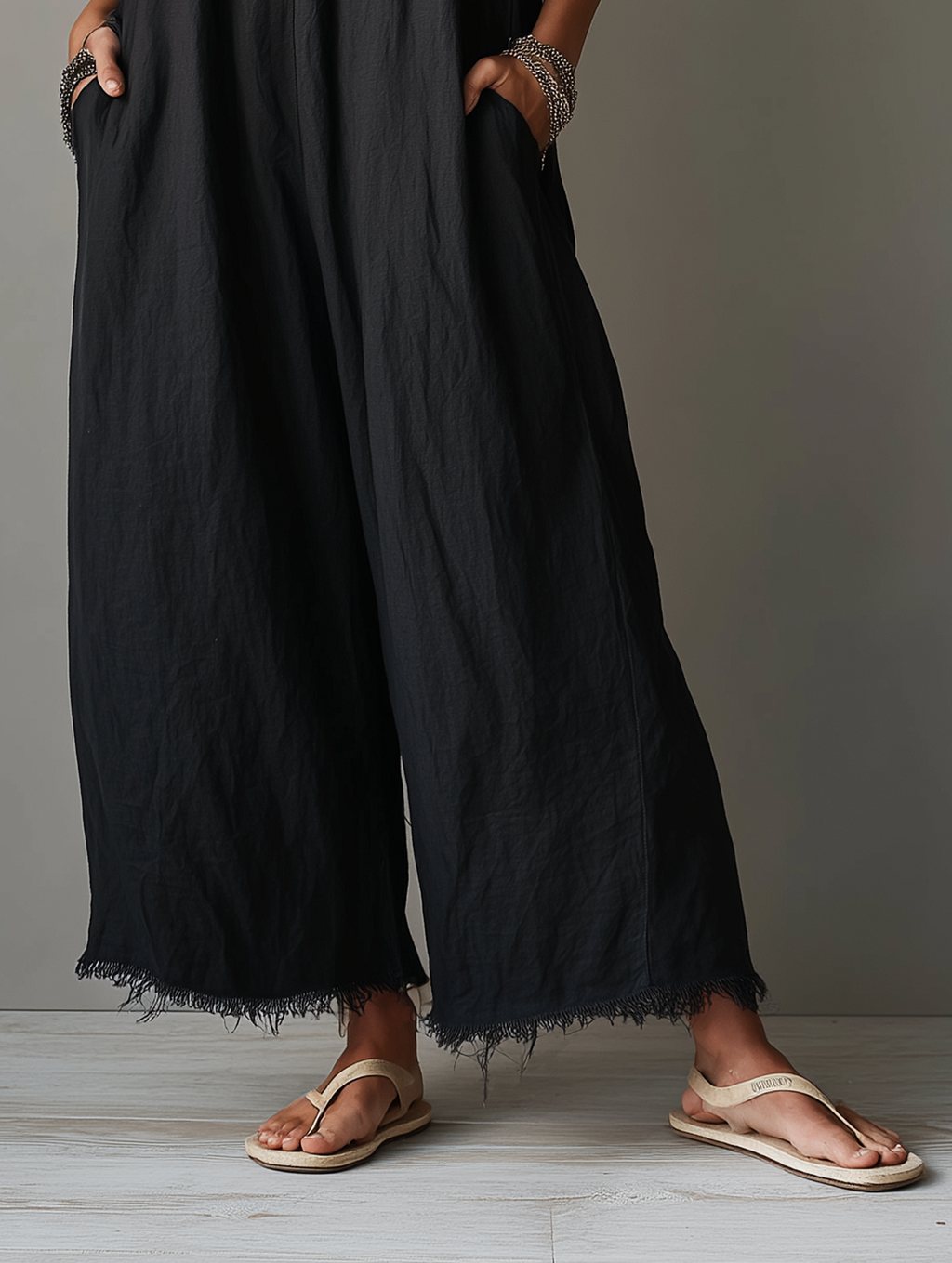Lea - Minimalist Linen Jumpsuit for Women