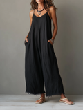 Lea - Minimalist Linen Jumpsuit for Women