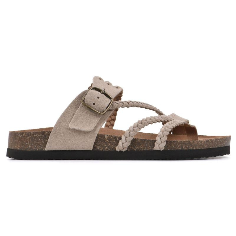 Harriet | Braided Cork Sandals