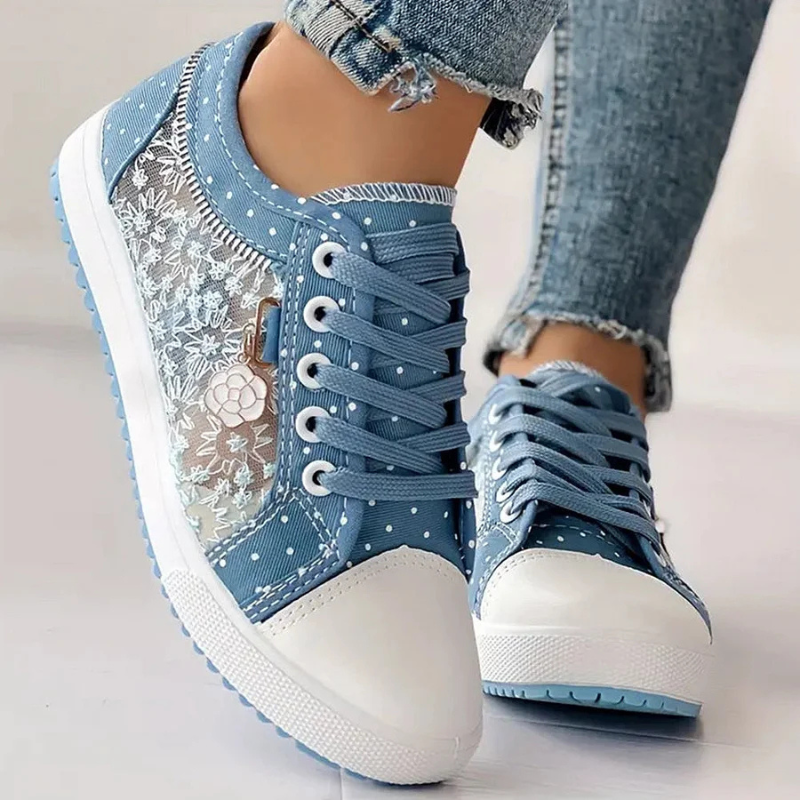 Caro | Floral Detail Sneakers