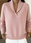 Evelyn | Relaxed V-Neck Knit Jumper