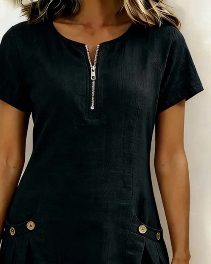 Lina™ Dress — Natural Elegance for Every Day