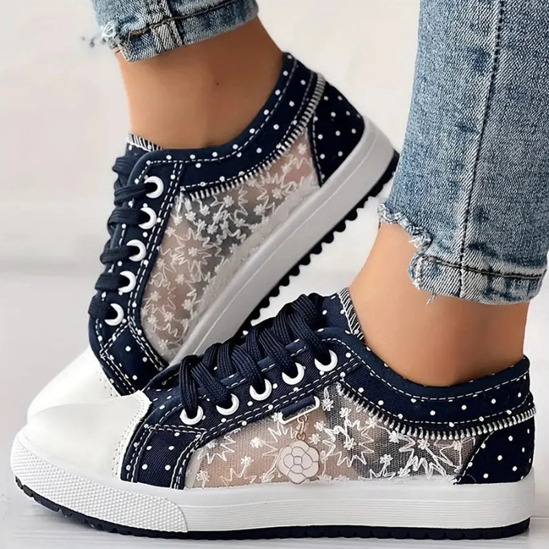 Caro | Floral Detail Sneakers