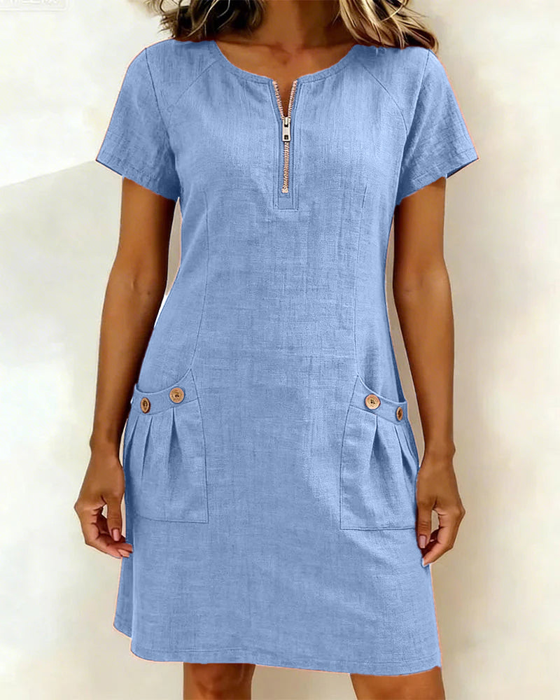 Lina™ Dress — Natural Elegance for Every Day