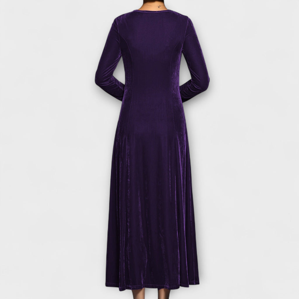 April - Soft Velvet Dress