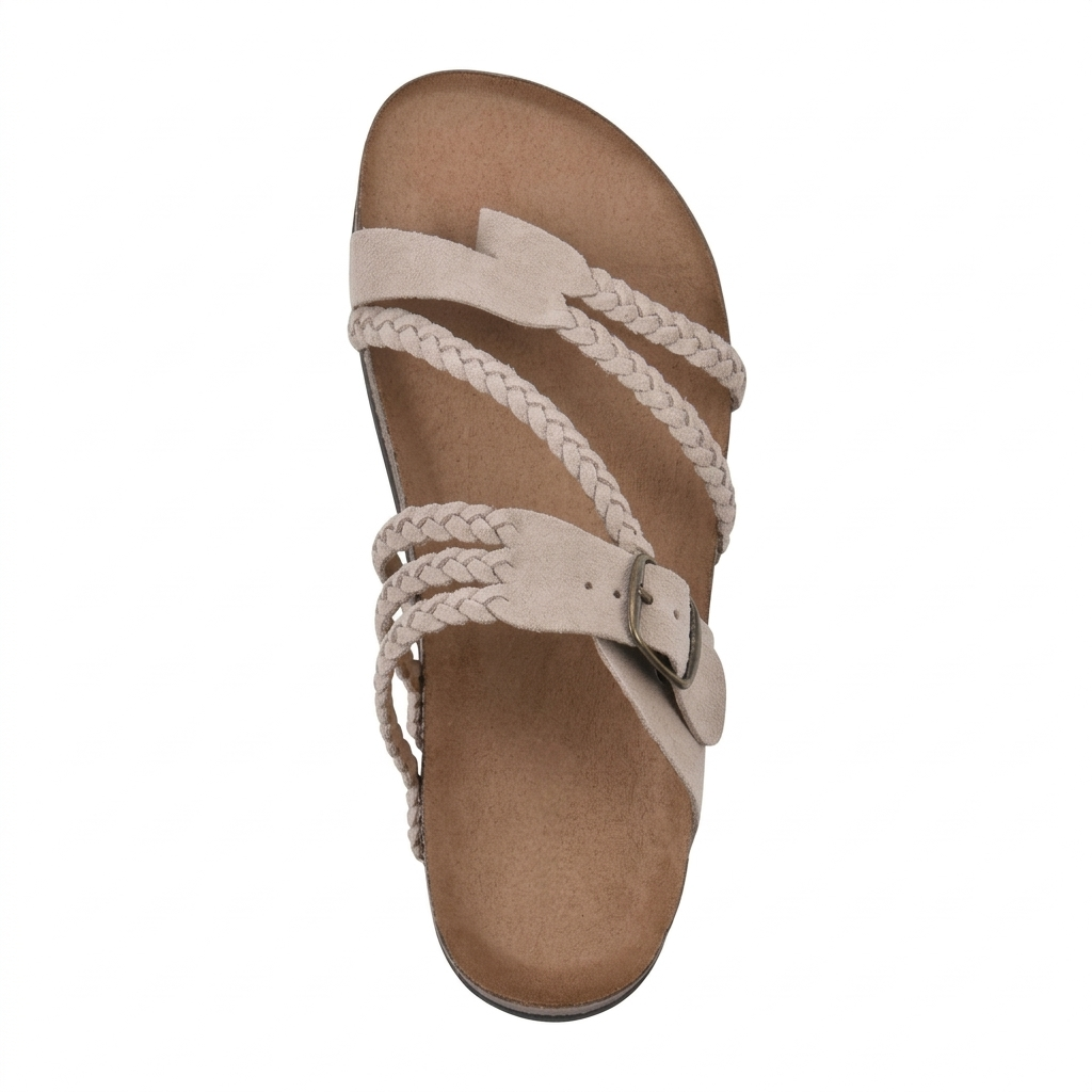 Harriet | Braided Cork Sandals