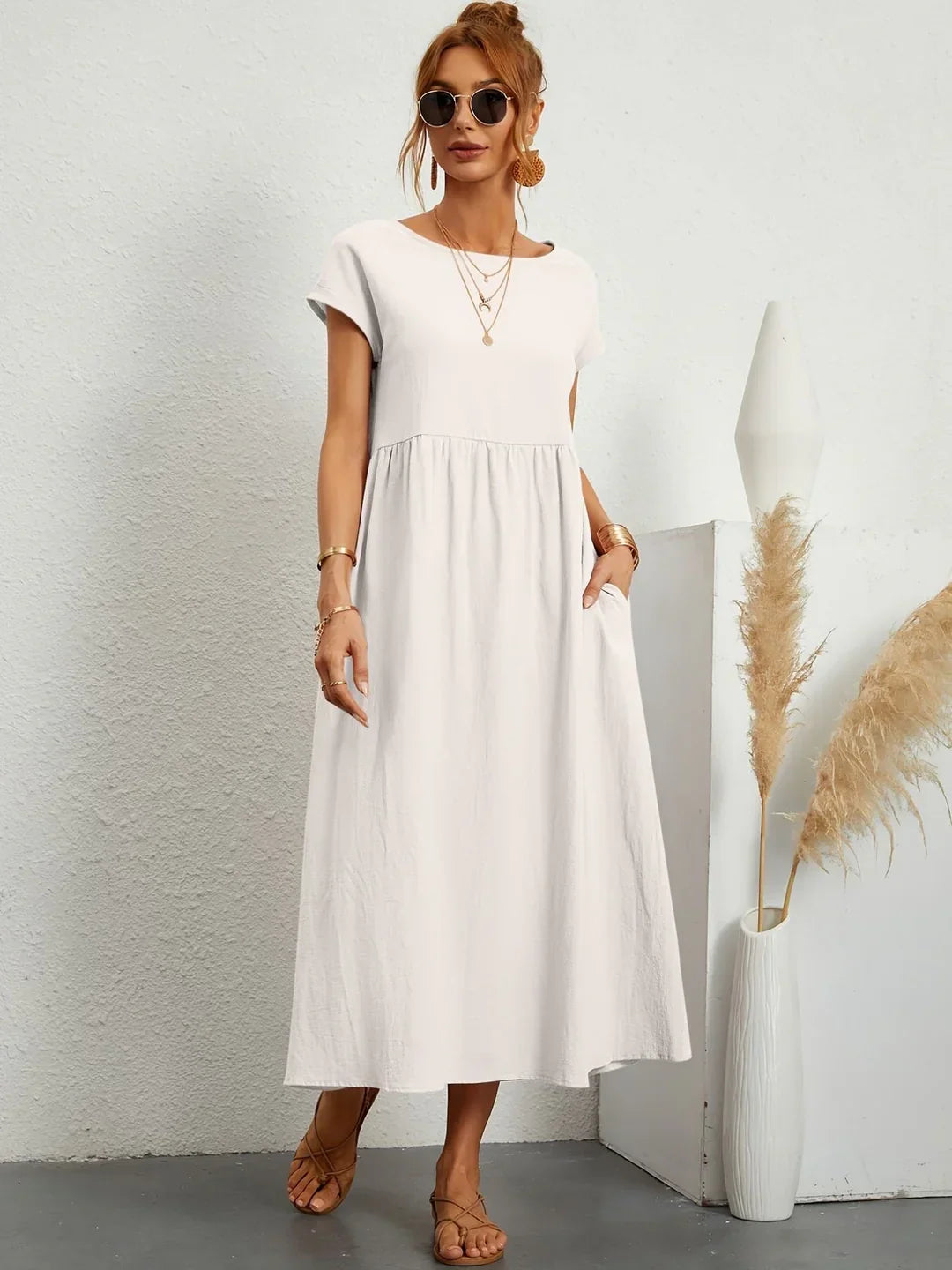 Ellianna™ | Effortless Cotton Dress