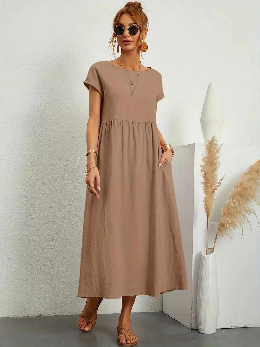 Ellianna™ | Effortless Cotton Dress