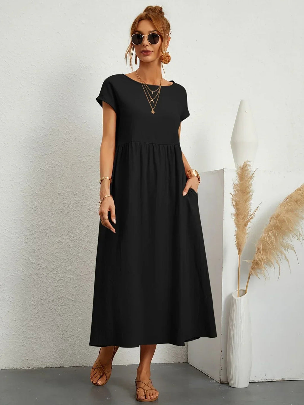 Ellianna™ | Effortless Cotton Dress