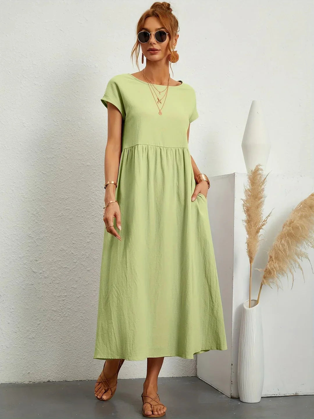 Ellianna™ | Effortless Cotton Dress