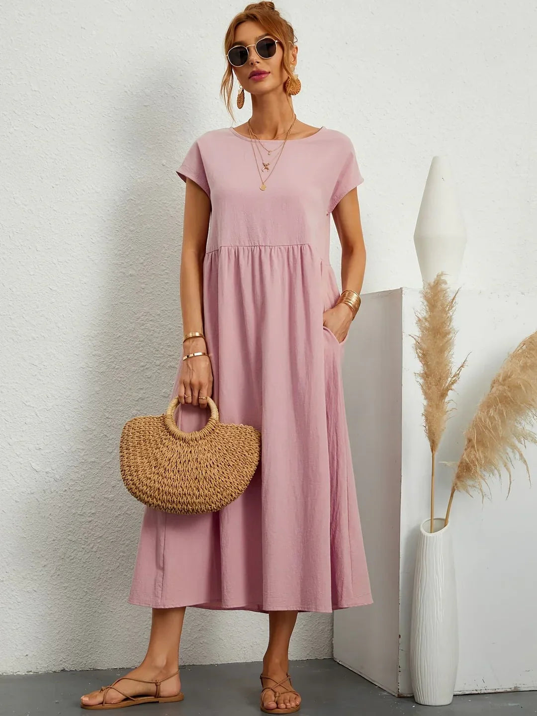 Ellianna™ | Effortless Cotton Dress