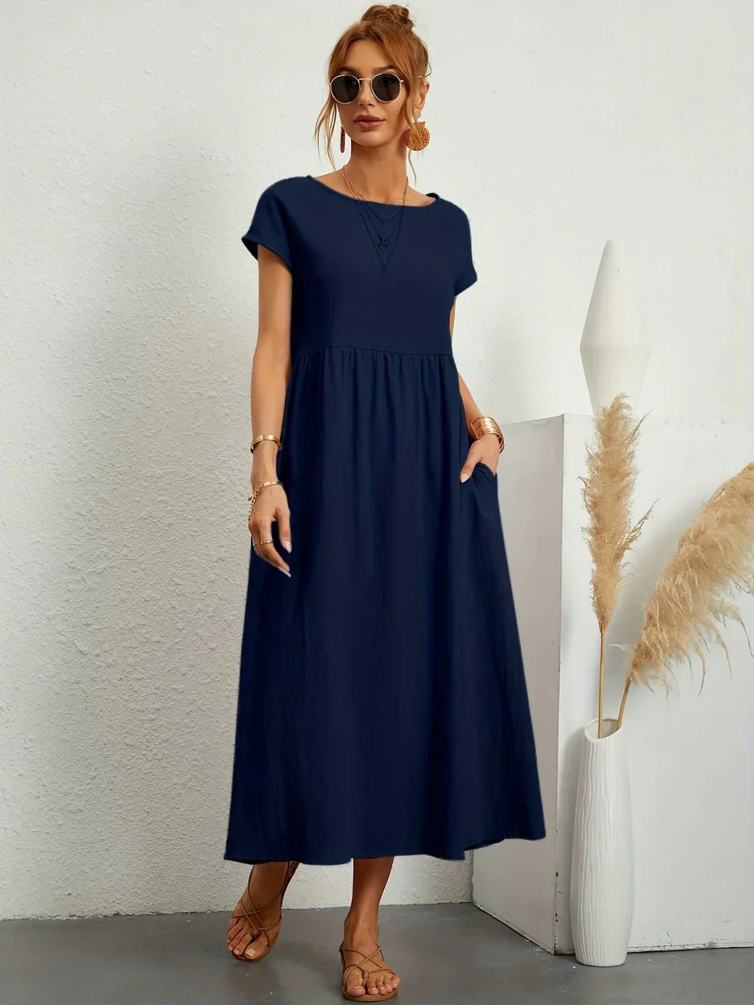 Ellianna™ | Effortless Cotton Dress