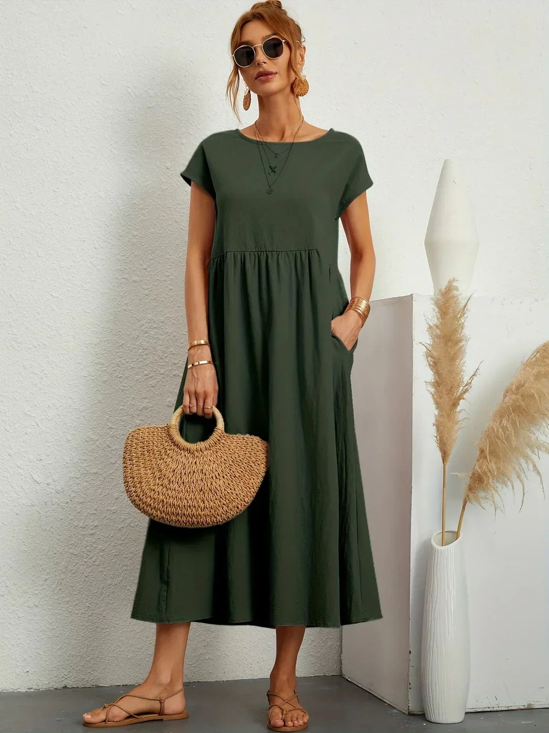 Ellianna™ | Effortless Cotton Dress