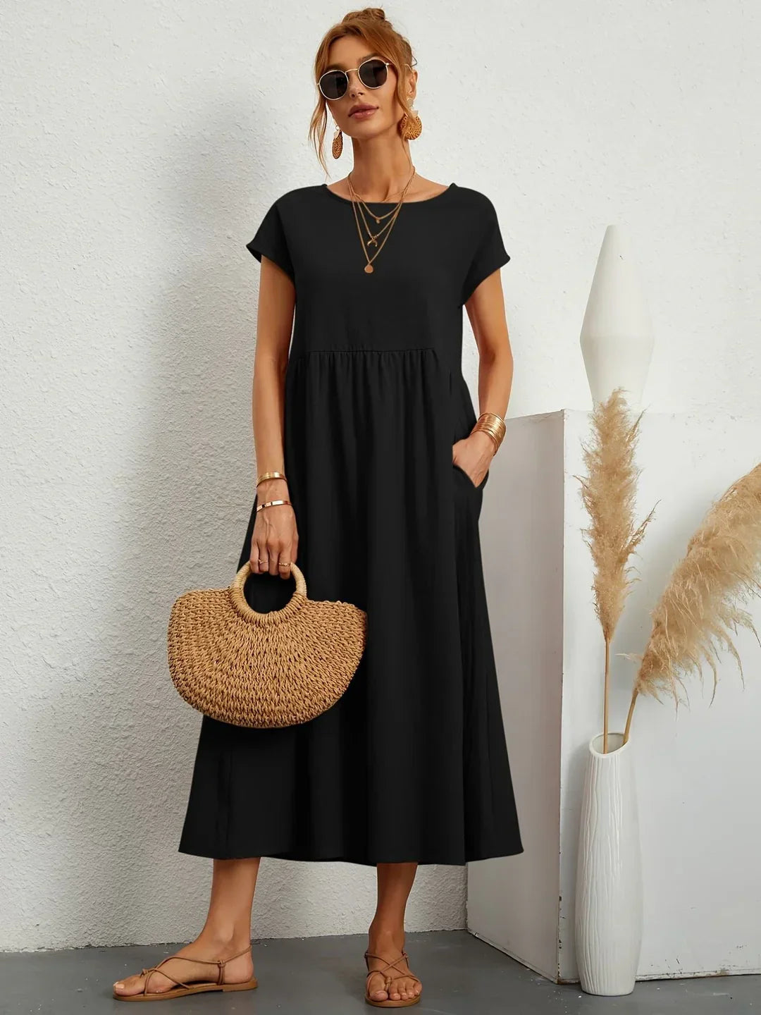 Ellianna™ | Effortless Cotton Dress
