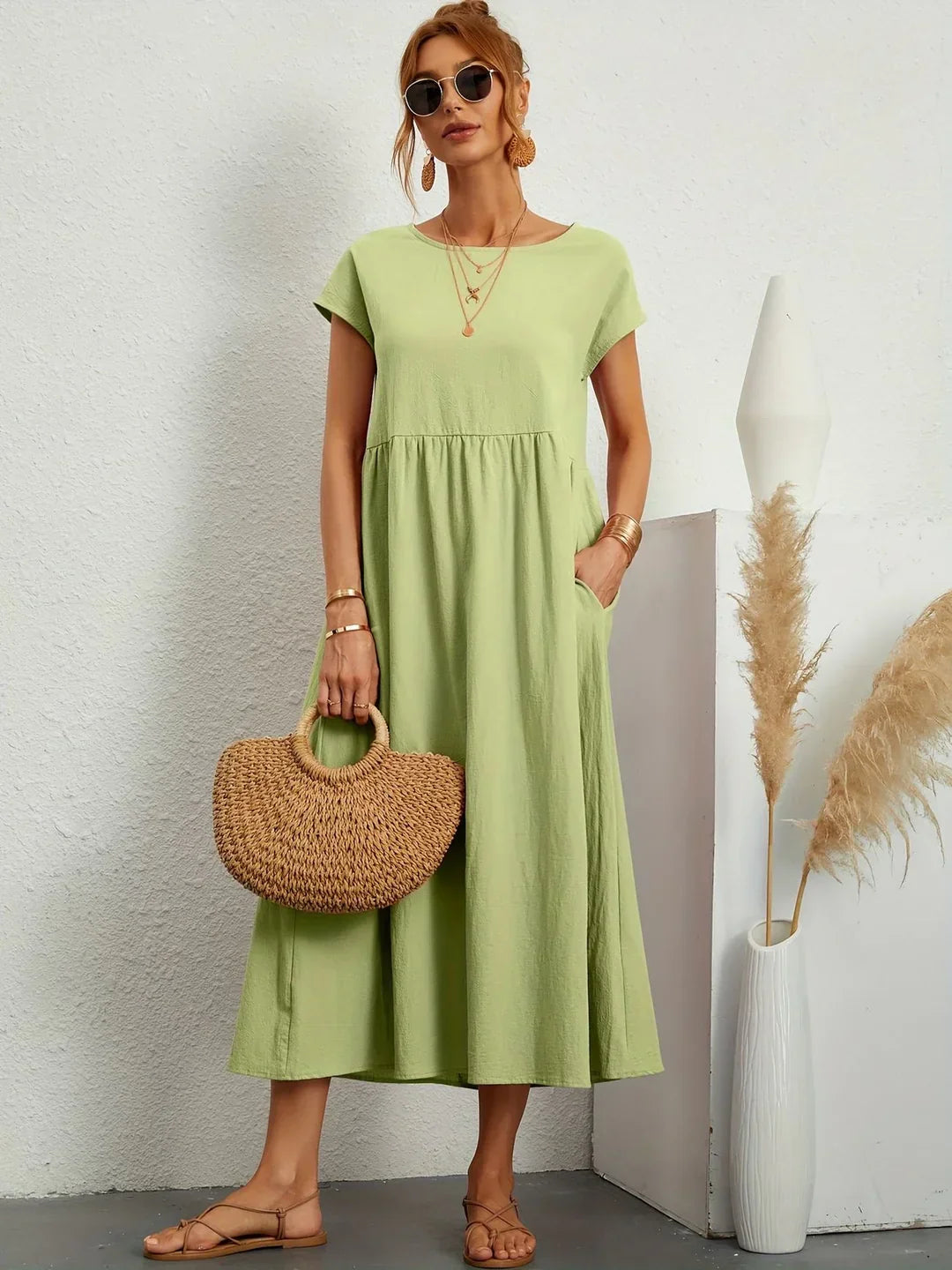 Ellianna™ | Effortless Cotton Dress