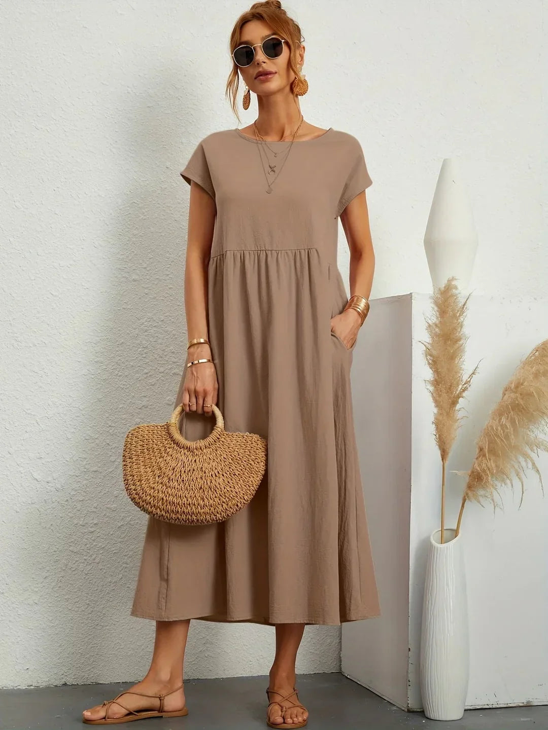 Ellianna™ | Effortless Cotton Dress
