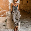 Erminilde | Embroidered Bohemian Jumpsuit