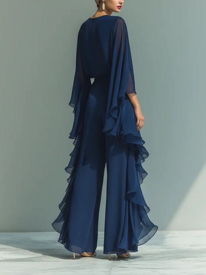 Aurora | Elegant Complete in Chiffon with Ruffles
