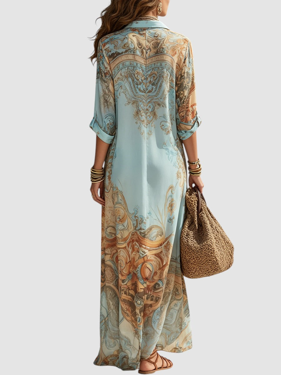 ELISARA | MEDITERRANEAN MAXI DRESS