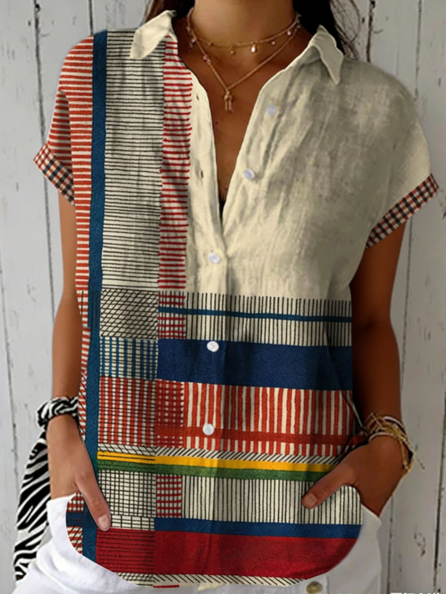 Freyja | Artistic Pattern Blouse
