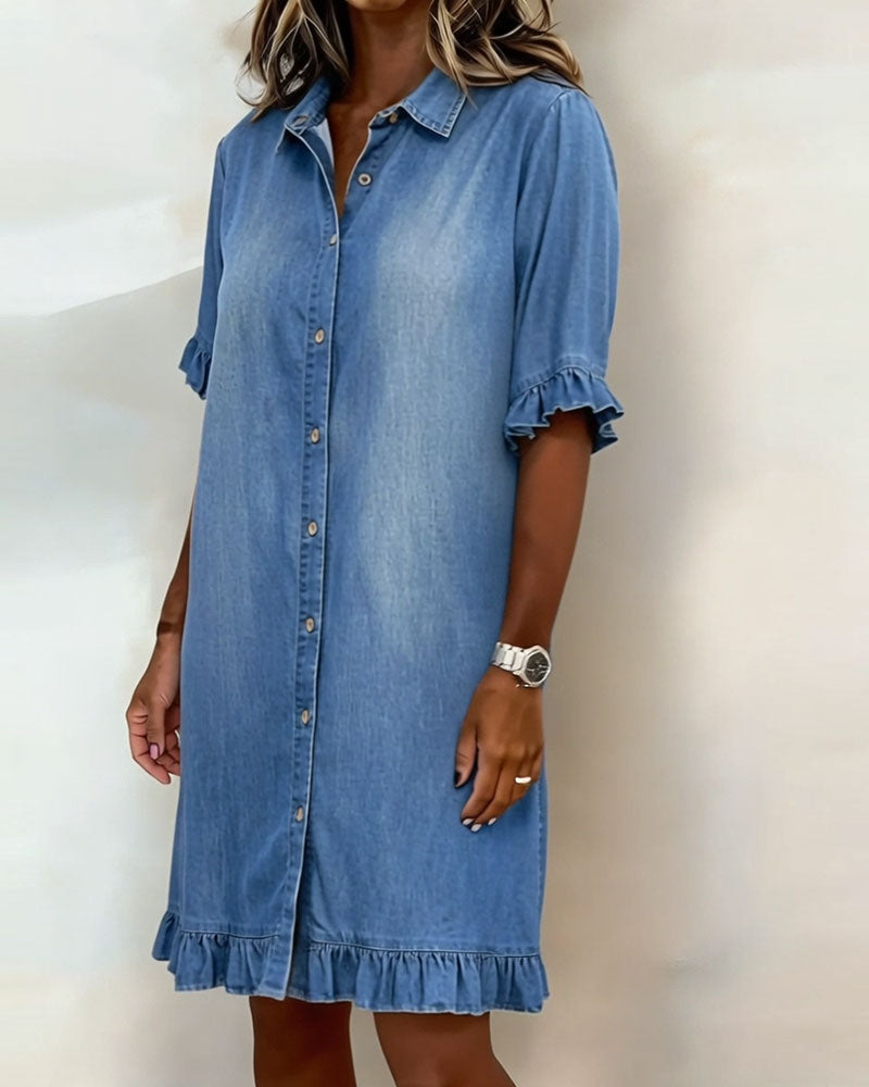 Denisa | Comfortable Denim Dress