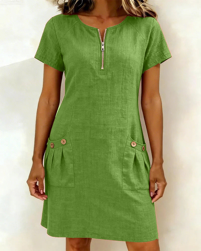 Lina™ Dress — Natural Elegance for Every Day