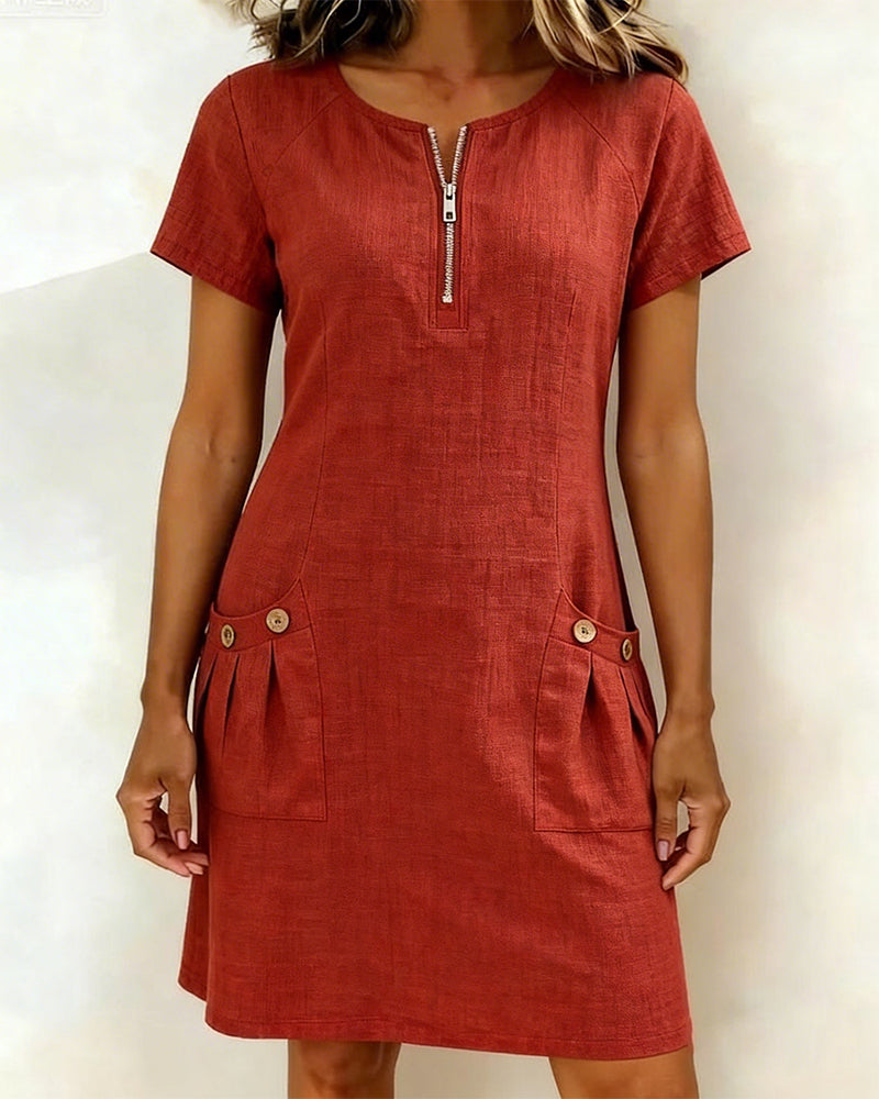 Lina™ Dress — Natural Elegance for Every Day