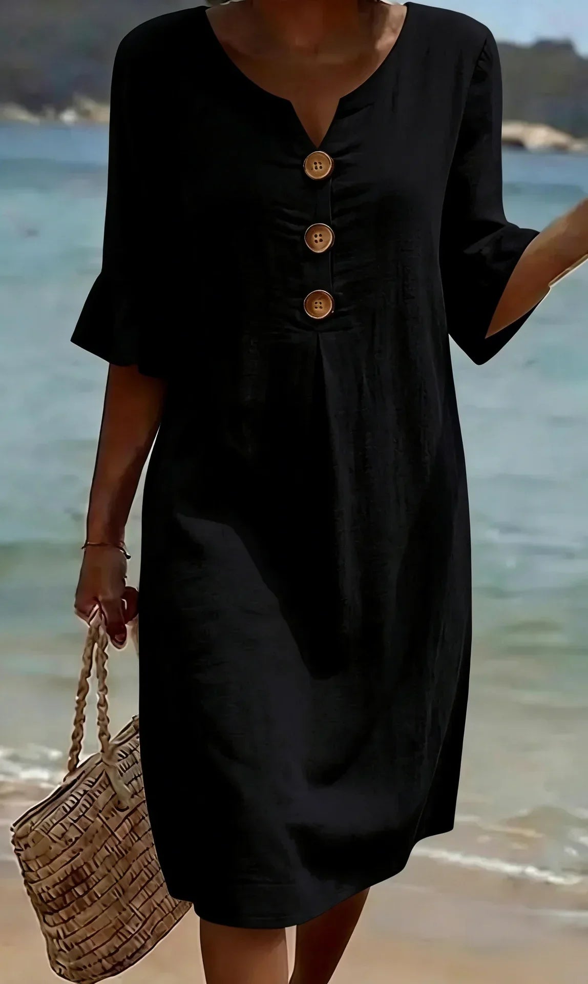 Radmila™ | Textured Long Sleeve Dress