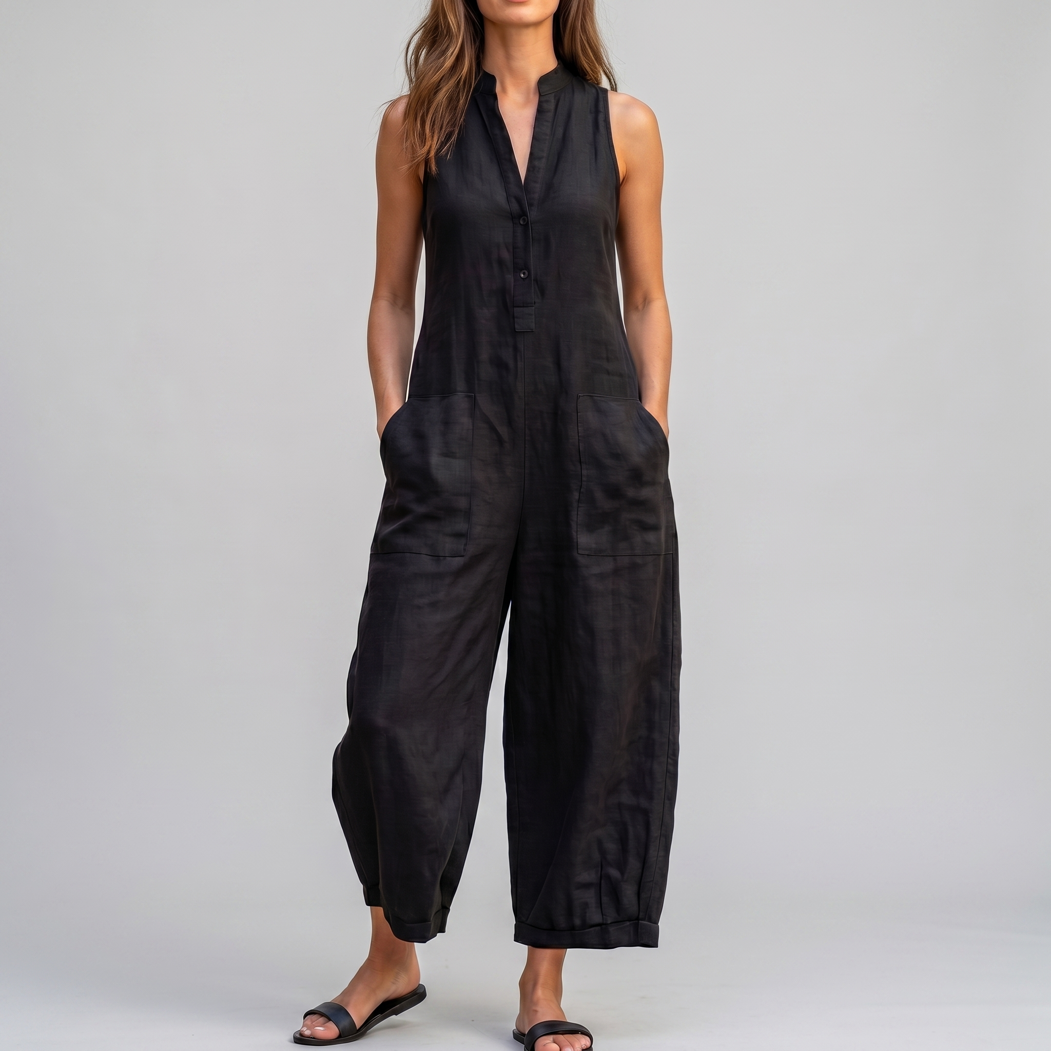 AirJump | Women's Sleeveless Wide-Leg Jumpsuit