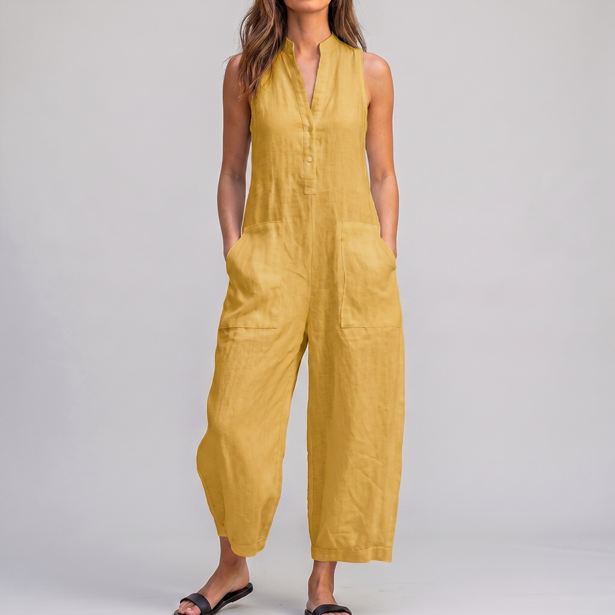 AirJump | Women's Sleeveless Wide-Leg Jumpsuit