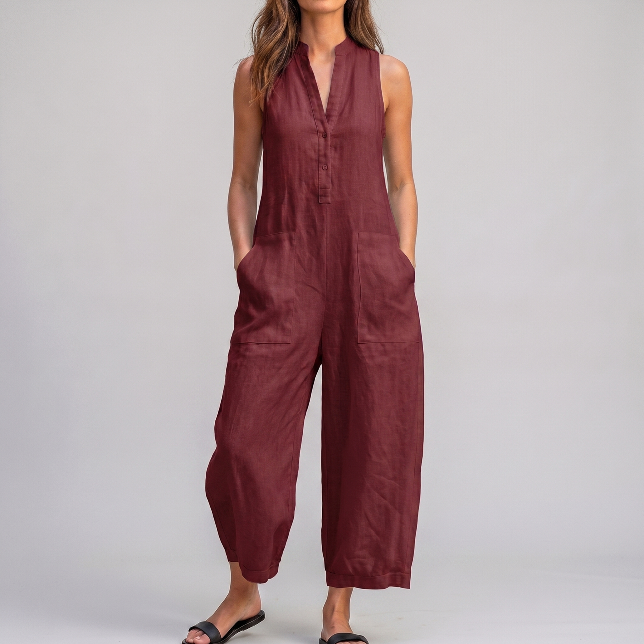 AirJump | Women's Sleeveless Wide-Leg Jumpsuit