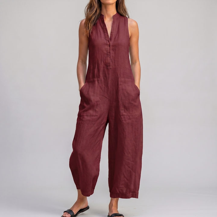 AirJump | Women's Sleeveless Wide-Leg Jumpsuit