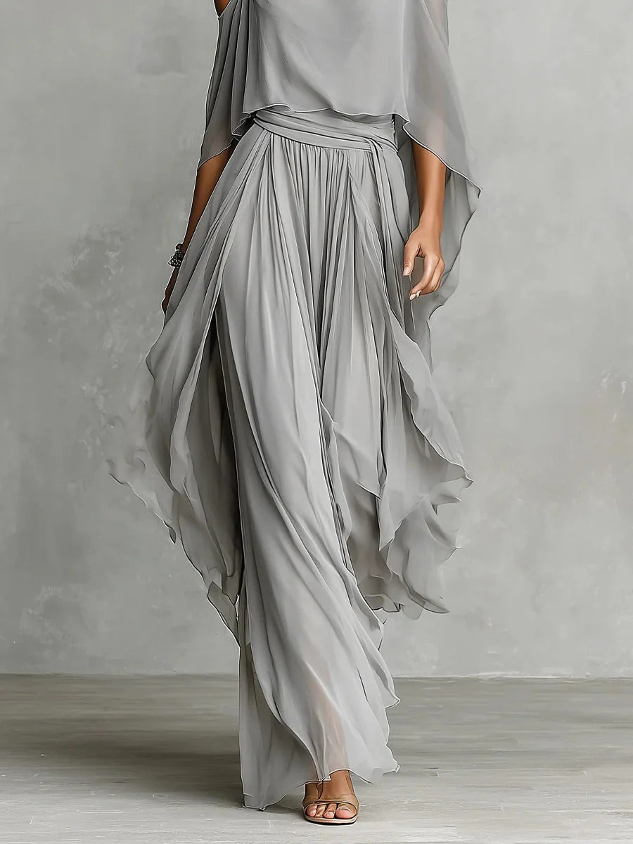 Isabela | Gray Fluid Set