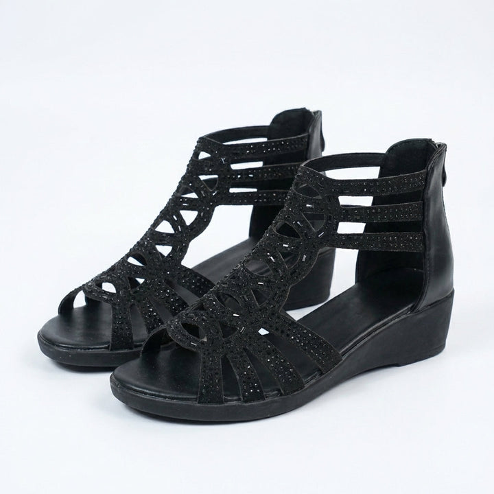 Jeanette | Cutout Wedge Comfort Sandal