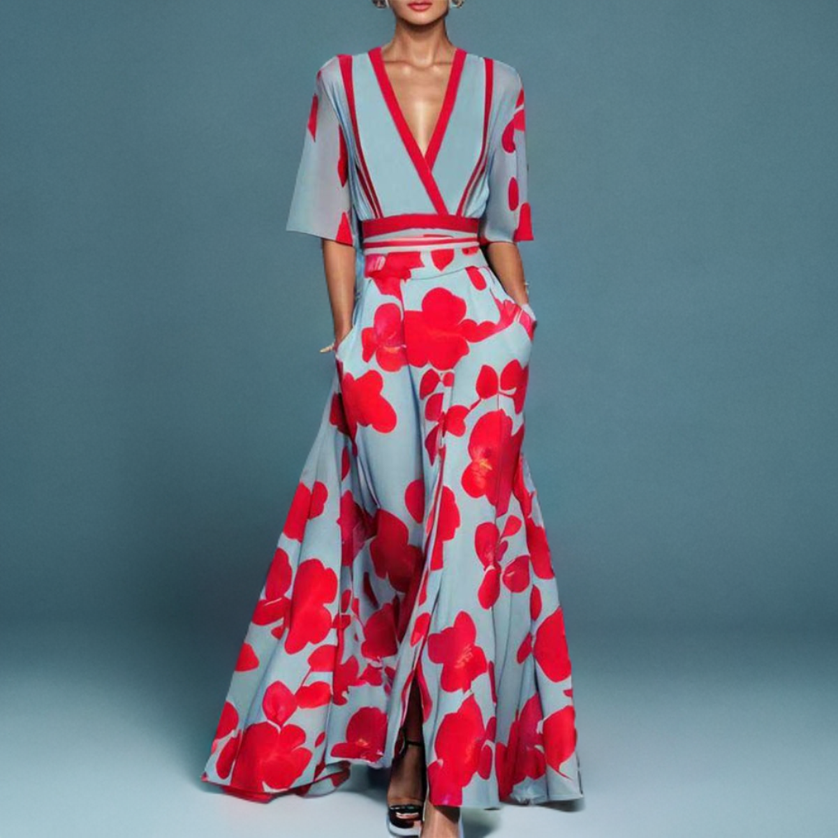 Elegant Viscose Dress